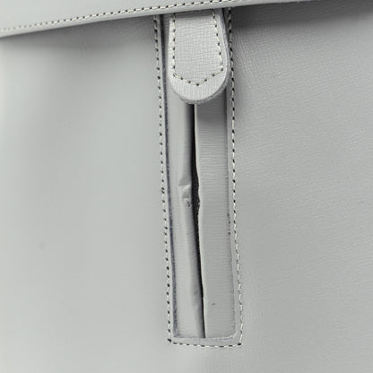 Givenchy Box Calfskin Shark Lock Ankle Boots 39 Light Grey 7 of 7