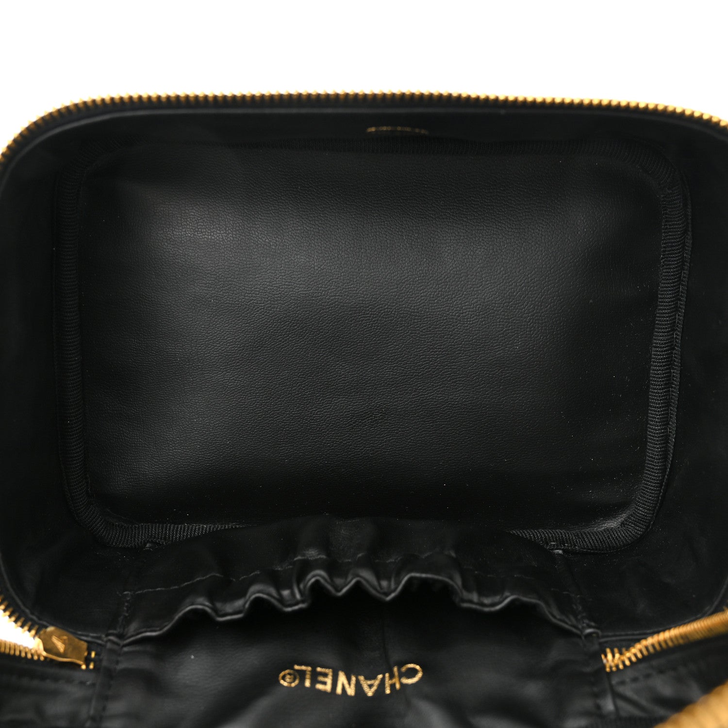 Chanel Lambskin Vanity Cosmetic Case Black 5 of 11