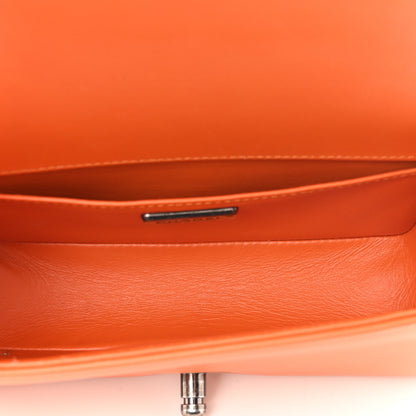 Chanel Snakeskin Small Boy Flap Orange 6 of 11