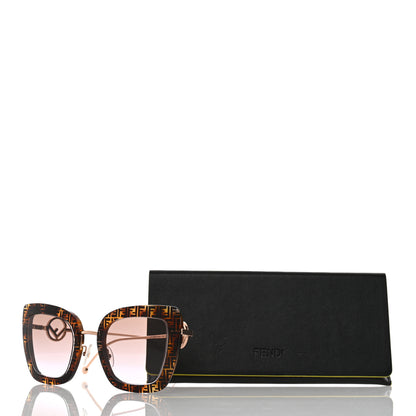 Fendi Acetate Metal F is Fendi FF Square Cat Eye Sunglasses FF 0424/F/S Havana 7 of 7