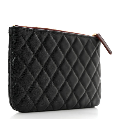 Chanel Caviar Quilted Small Pouch Black 3 of 7
