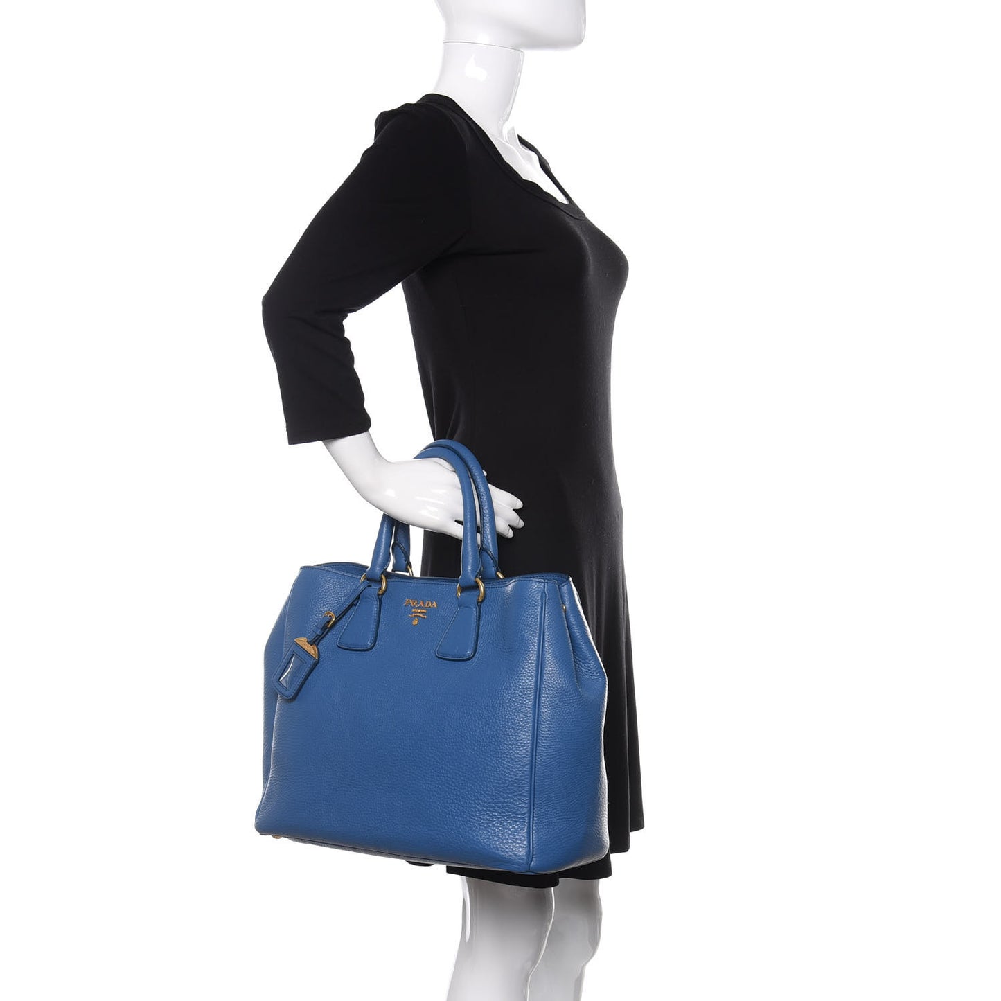 Vitello Daino Tote Cobalto