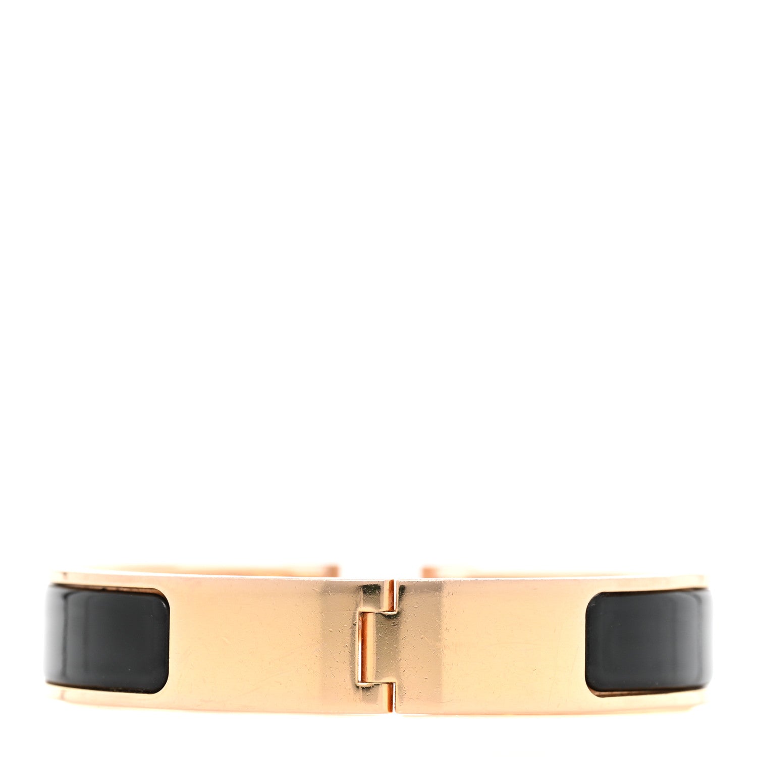 Hermes Enamel Narrow Clic Clac H Bracelet PM Black 3 of 8