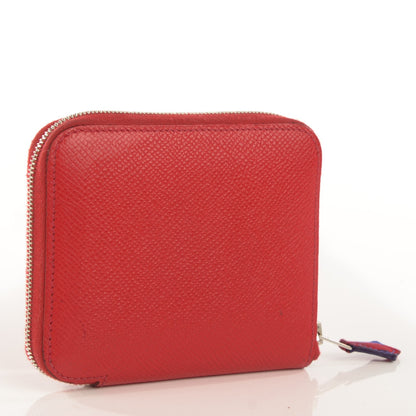 Hermes Epsom Silk'in Compact Wallet Bougainvillea 3 of 13