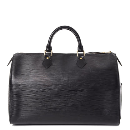 Louis Vuitton Epi Speedy 35 Black 1 of 13