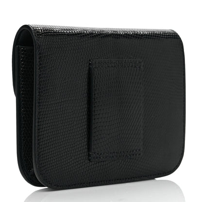 Hermes Lizard Constance Slim Wallet Black 4 of 8