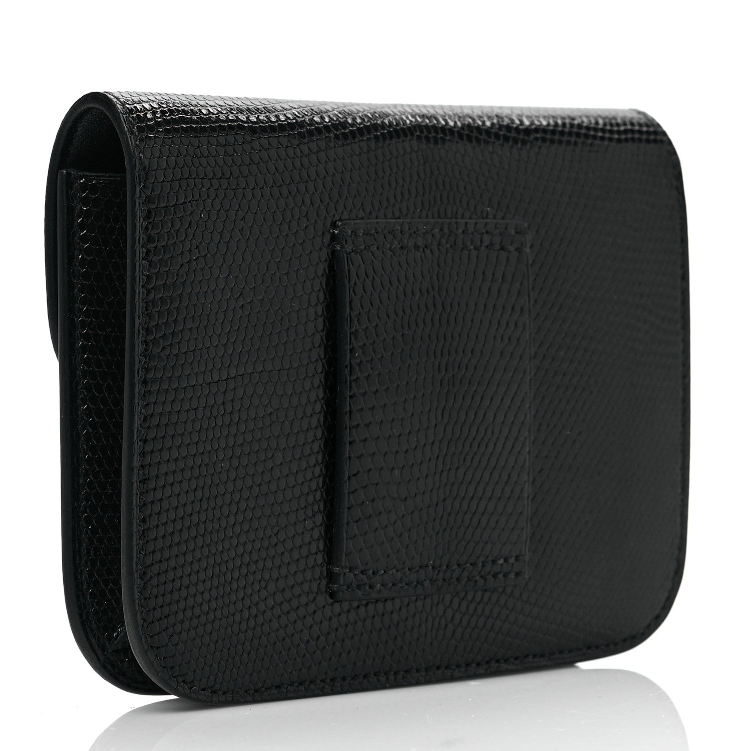 Hermes Lizard Constance Slim Wallet Black 4 of 8