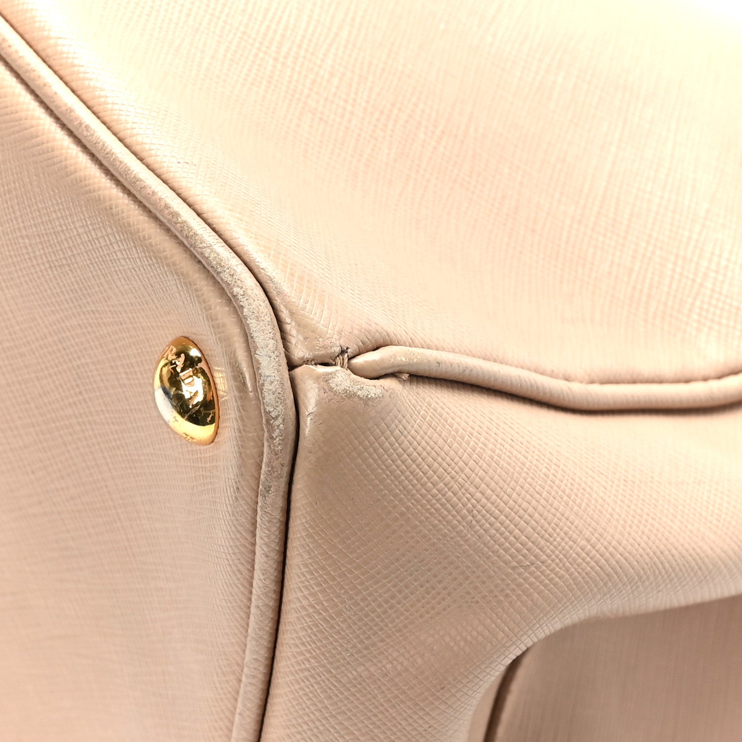 Prada Saffiano Large Galleria Double Zip Tote Cammeo 10 of 11