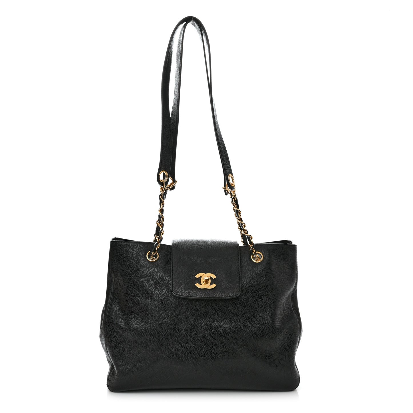 Caviar Shoulder Bag Black