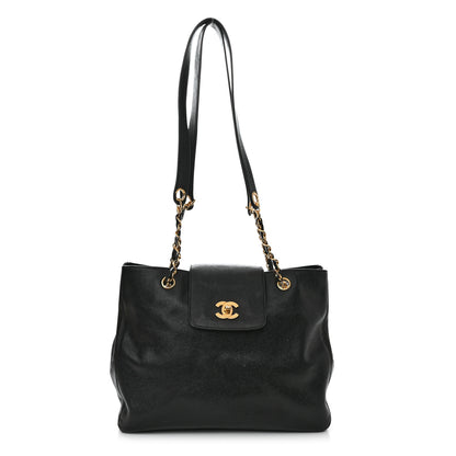 Chanel Caviar Shoulder Bag Black 1 of 14