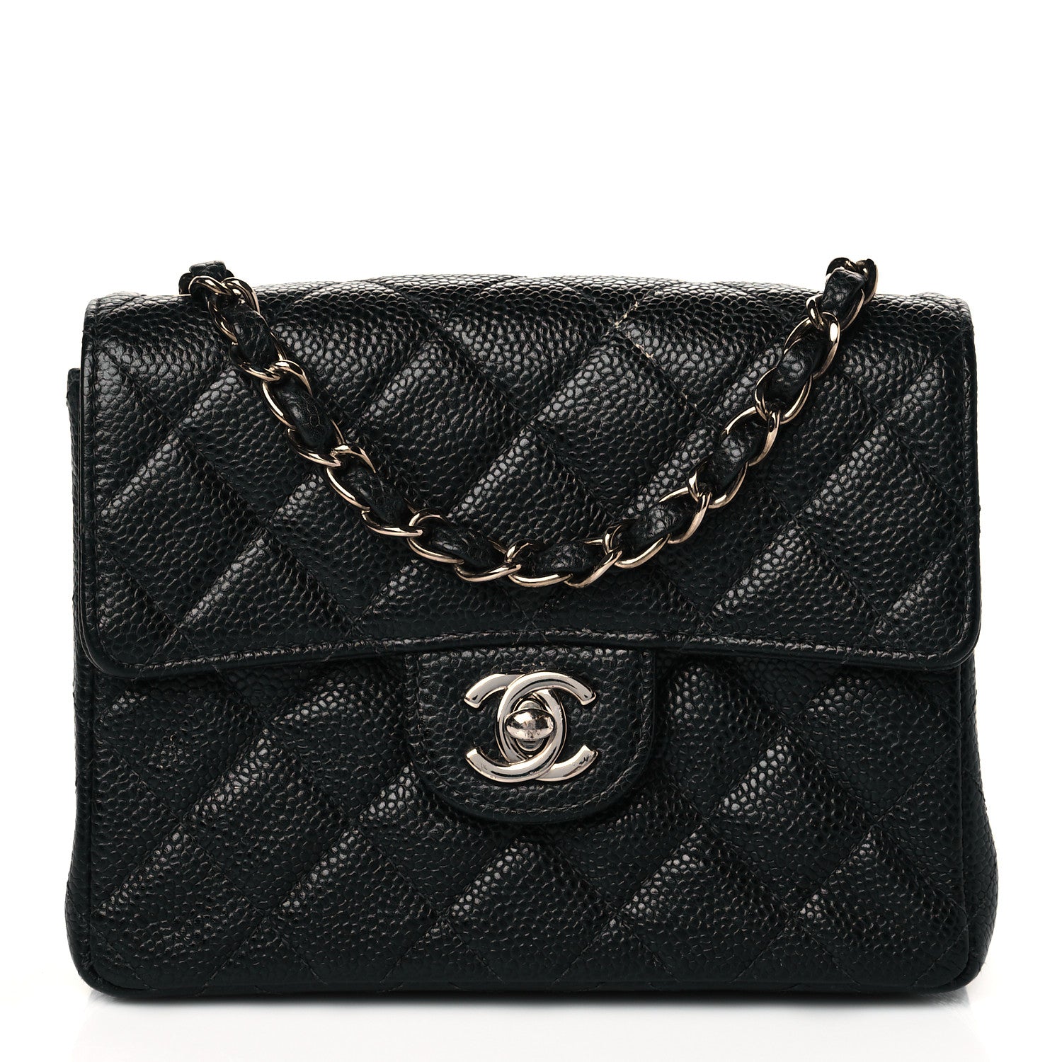 Chanel Caviar Quilted Mini Square Flap Black 1 of 11