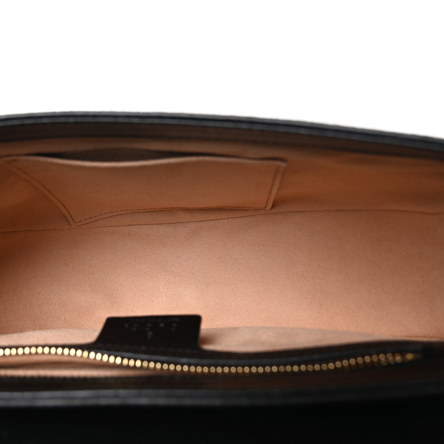 GG Supreme Monogram Calfskin Small Padlock Messenger Shoulder Bag Beige Black Cuir