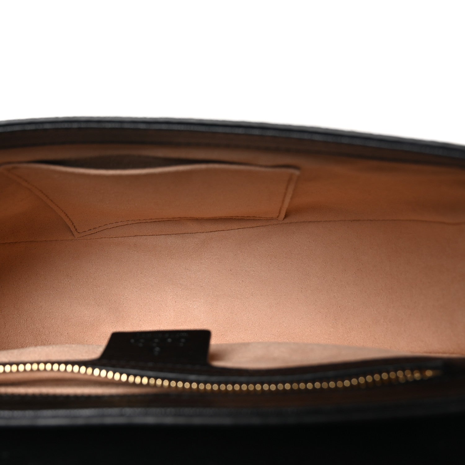 Gucci GG Supreme Monogram Calfskin Small Padlock Messenger Shoulder Bag Beige Black Cuir 5 of 11