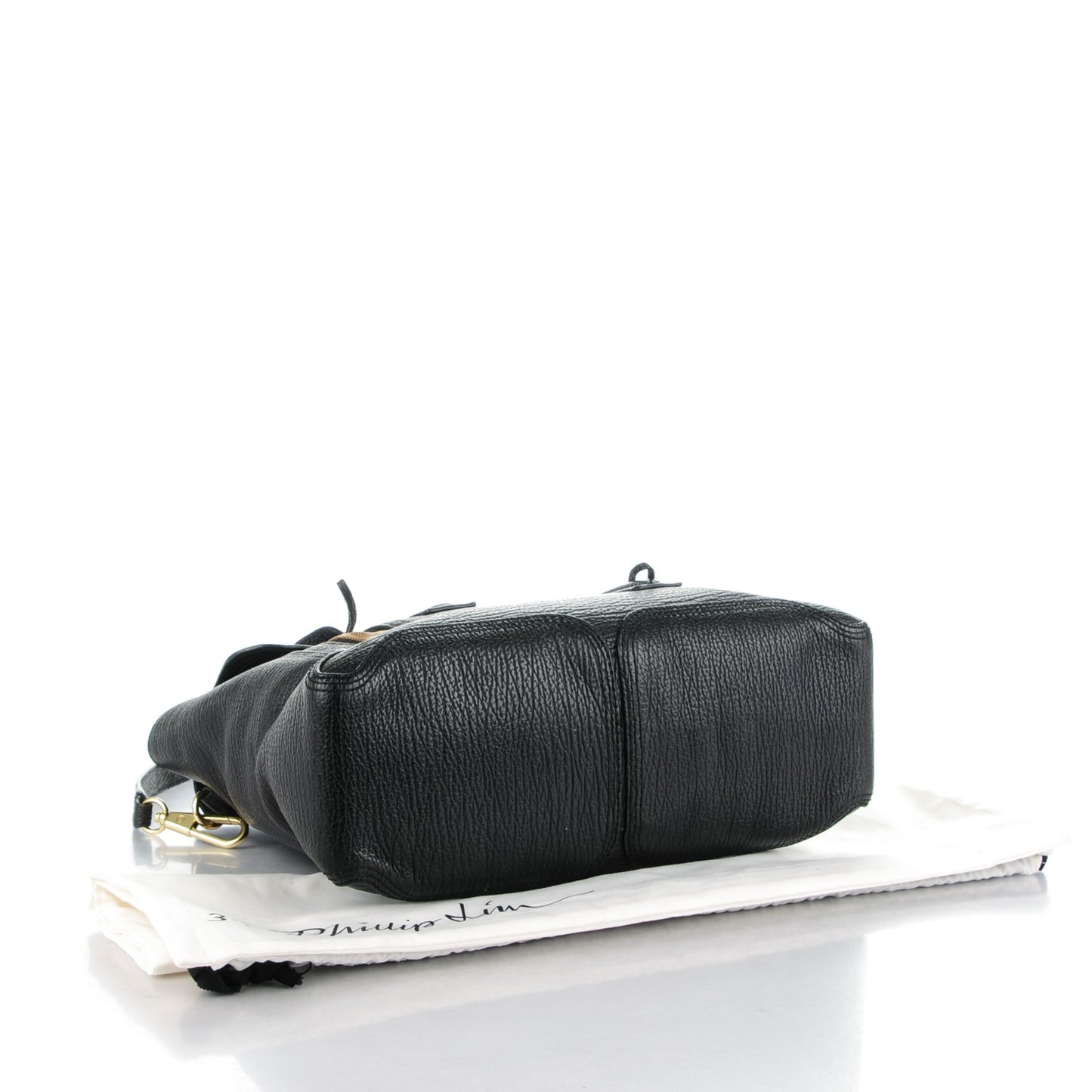 3.1 Textured Calfskin Medium Pashli Satchel Black