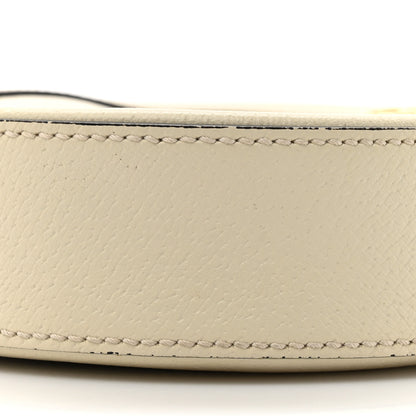 Gucci Textured Calfskin Web Mini Ophidia Round Shoulder Bag Mystic White 9 of 18