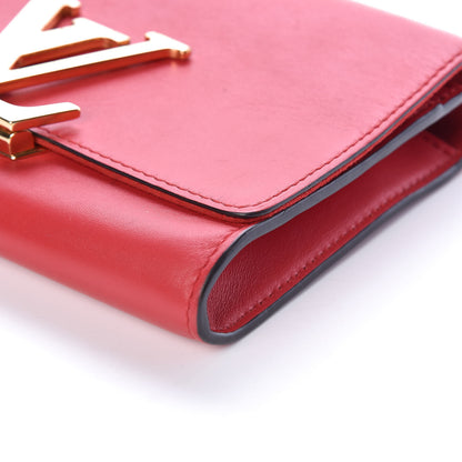 Louis Vuitton Calfskin Chain Louise MM Red 9 of 9