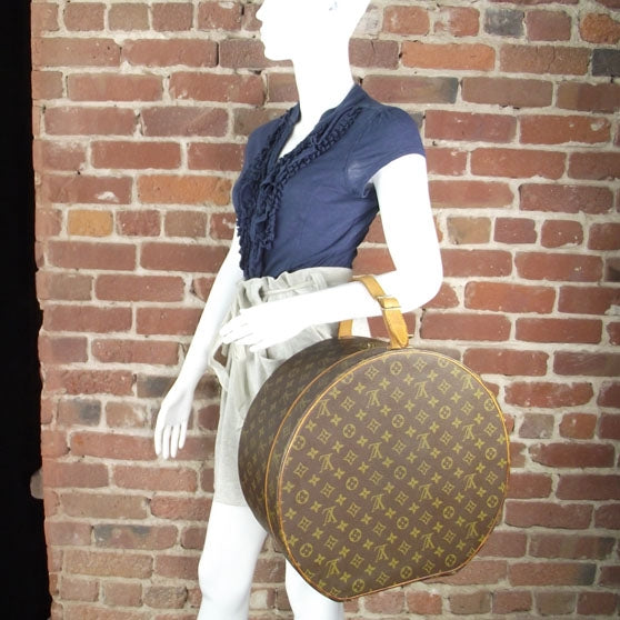 Monogram Vintage Hat Box