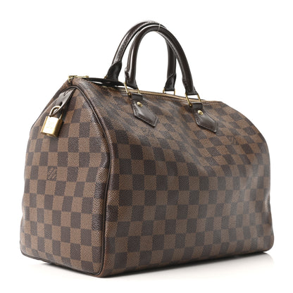 Louis Vuitton Damier Ebene Speedy 30 3 of 9