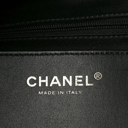 Chanel Calfskin Quilted Small Maxi Hobo Black 6 of 10