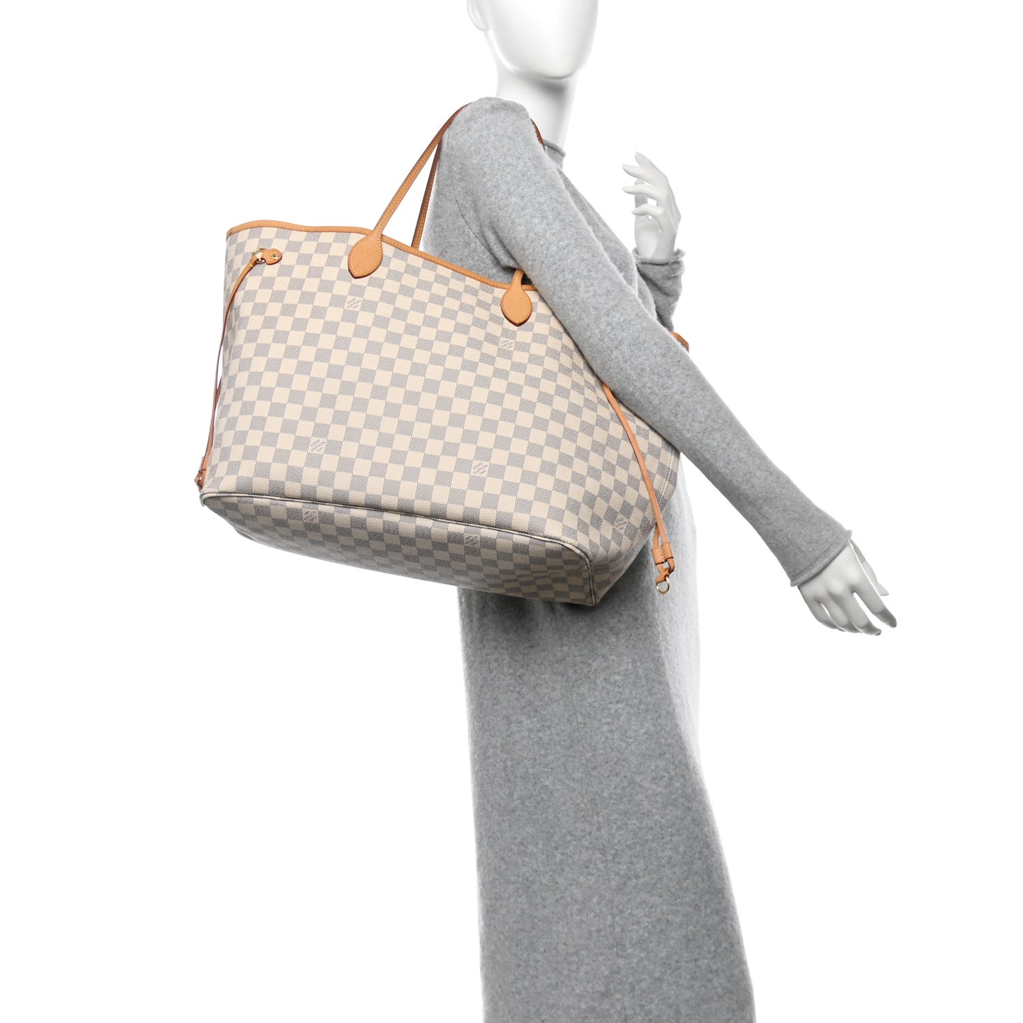 Damier Azur Neo Neverfull GM Rose Ballerine