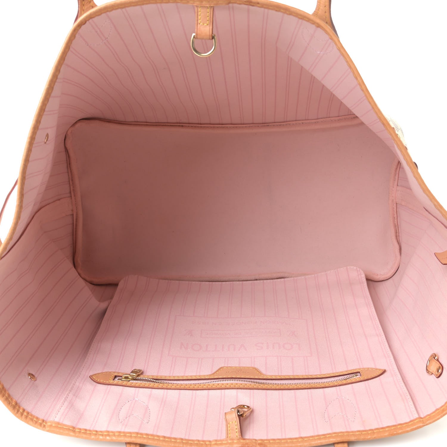 Louis Vuitton Damier Azur Neo Neverfull GM Rose Ballerine 4 of 9