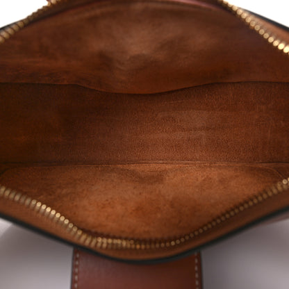 Celine Smooth Calfskin Medium Strap Ava Triomphe Shoulder Bag Tan 5 of 10