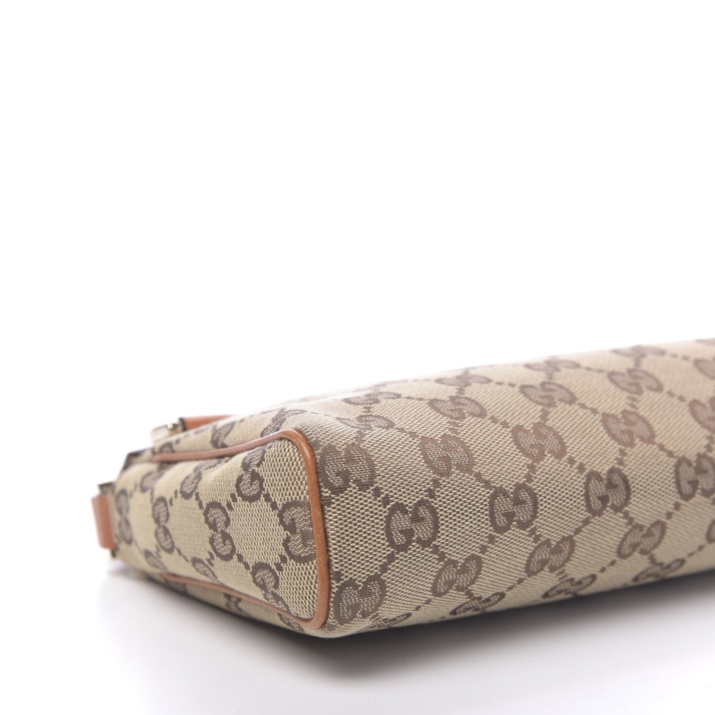 Monogram D Ring Cosmetic Case Light Brown