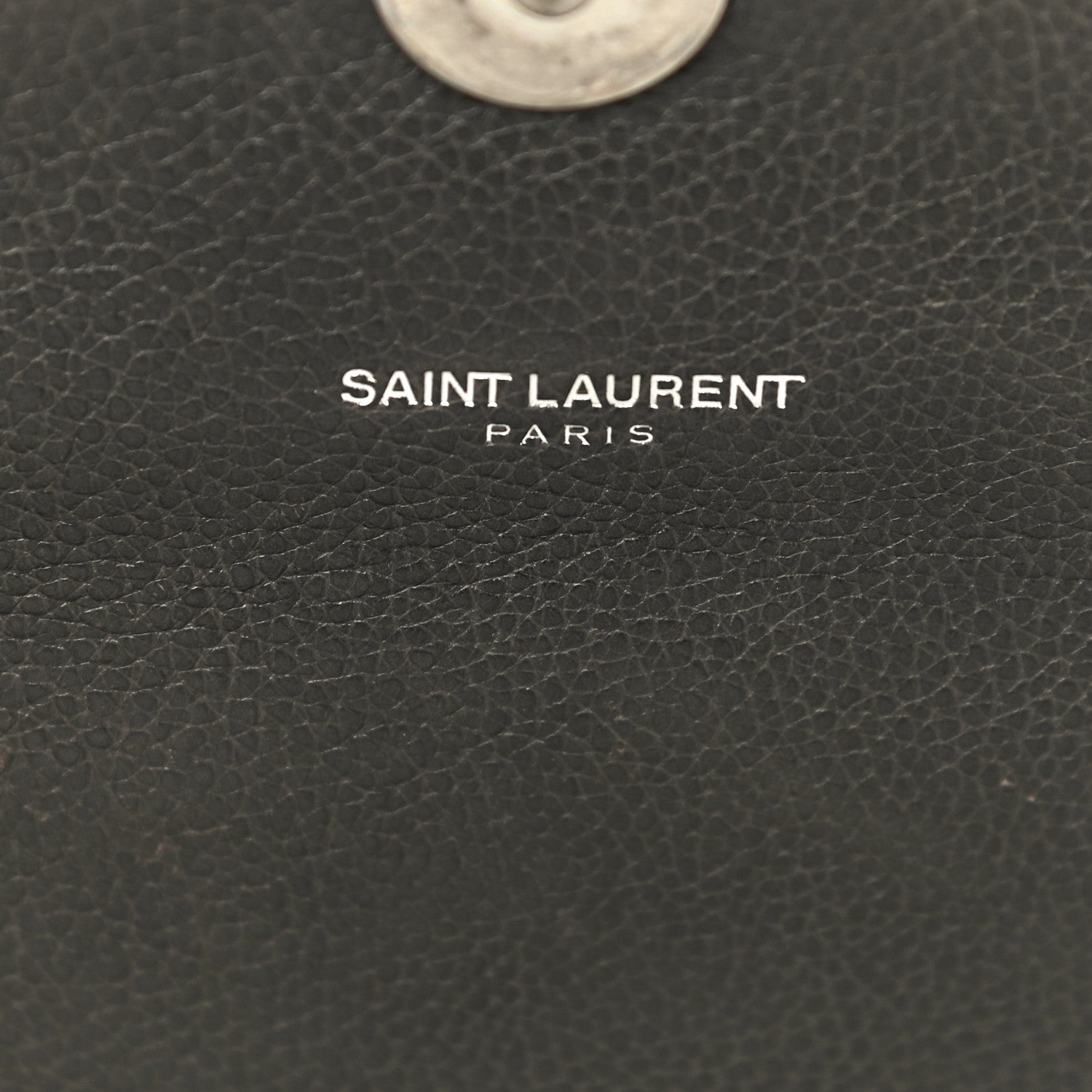Saint Laurent Sheepskin Matelasse Chevron Monogram Medium College Bag Asphalt 6 of 12
