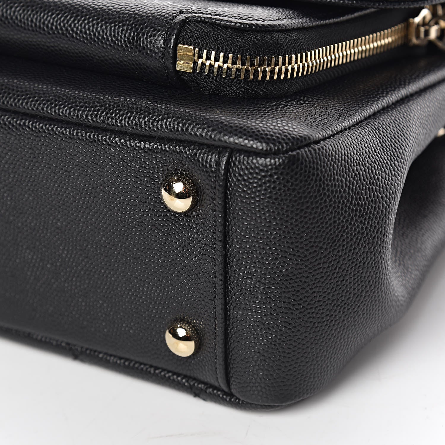 Chanel Caviar Quilted Medium Business Affinity Flap Black 9 of 10