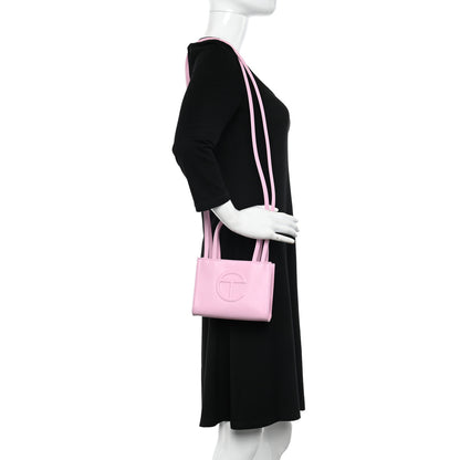 Telfar Vegan Leather Small Shopping Bag Bubblegum 2 of 10