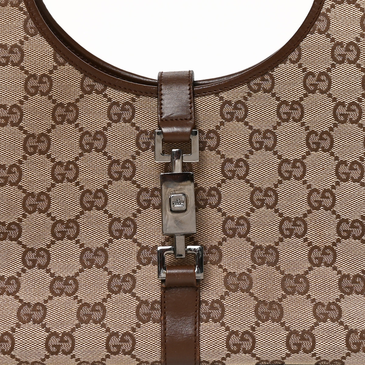 Gucci Monogram Small Bardot Bag Brown 8 of 10