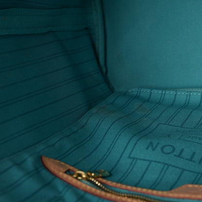 Louis Vuitton Monogram V Neverfull MM Turquoise 11 of 13