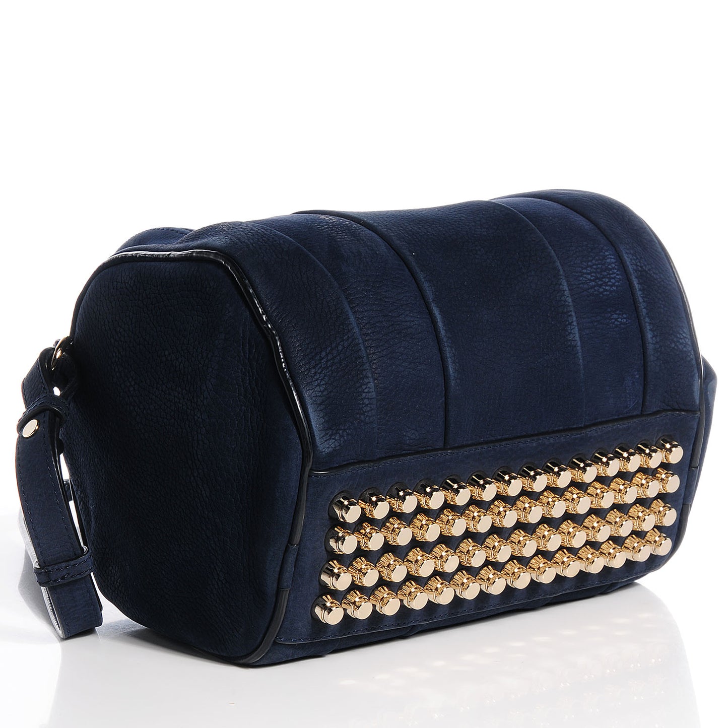 Pebbled Leather Rockie Navy