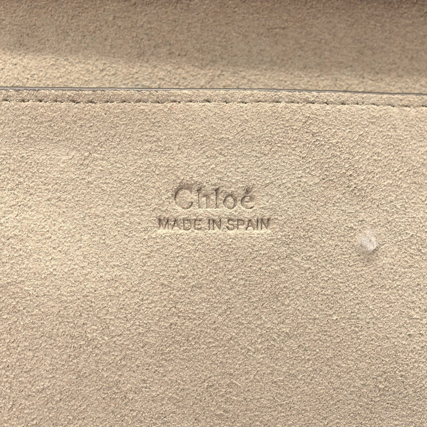 Chloe Suede Calfskin Small Faye Shoulder Bag Airy Grey 6 of 9