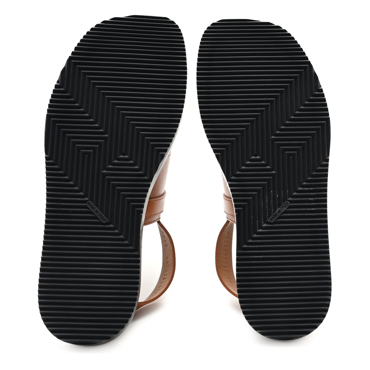 Calfskin Womens Henrio Sandals 40 Naturel