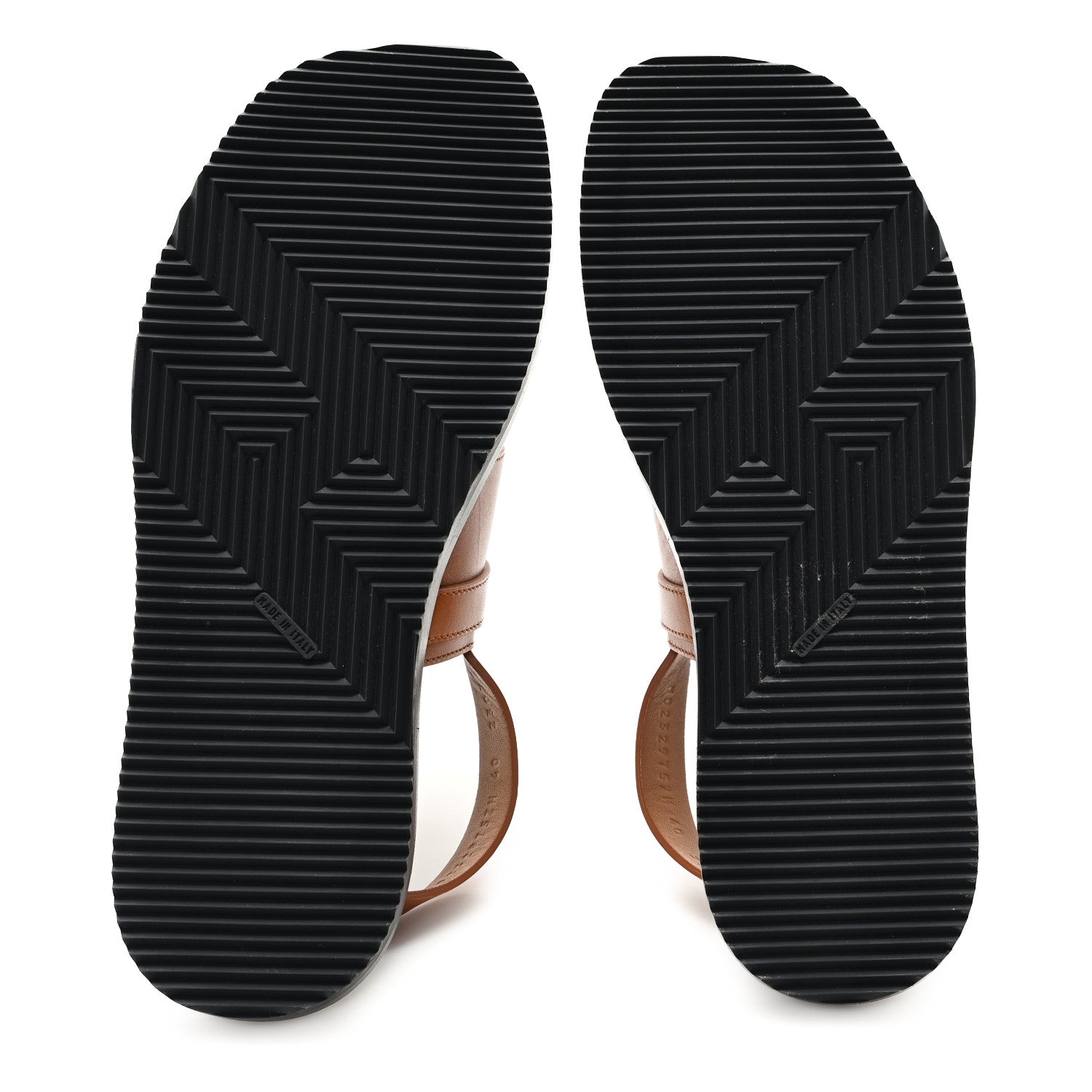 Hermes Calfskin Womens Henrio Sandals 40 Naturel 6 of 10