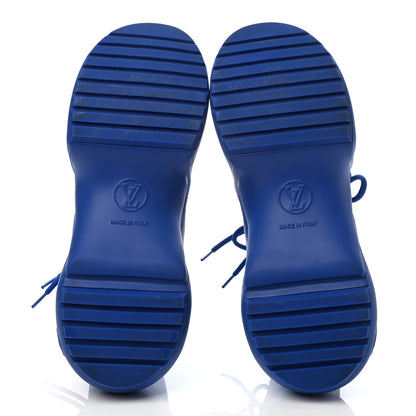 Louis Vuitton Calfskin Technical Nylon LV Archlight Sneakers 37 Blue 5 of 8