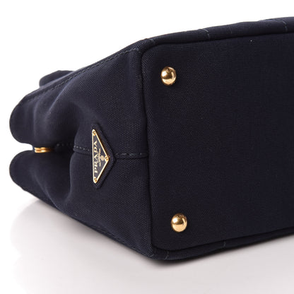 Prada Canapa Small Logo Tote Blue Talco 6 of 9