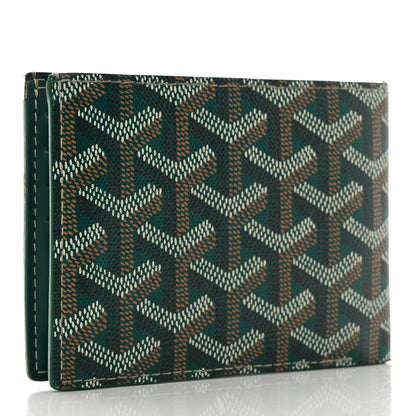 Goyard Goyardine Bi-Fold Victoire PM Wallet Green 3 of 10