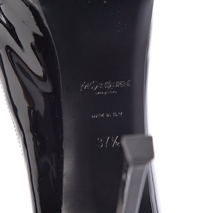 Saint Laurent Patent Tribtoo 80 Platform Pumps 37.5 Black 6 of 8