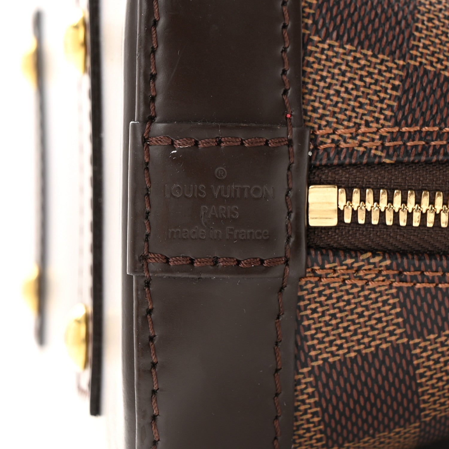 Louis Vuitton Damier Ebene Alma BB 6 of 10
