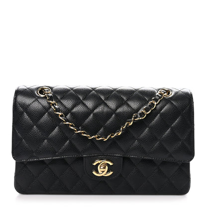 Chanel Caviar Quilted Medium Double Flap Black 1 of 11
