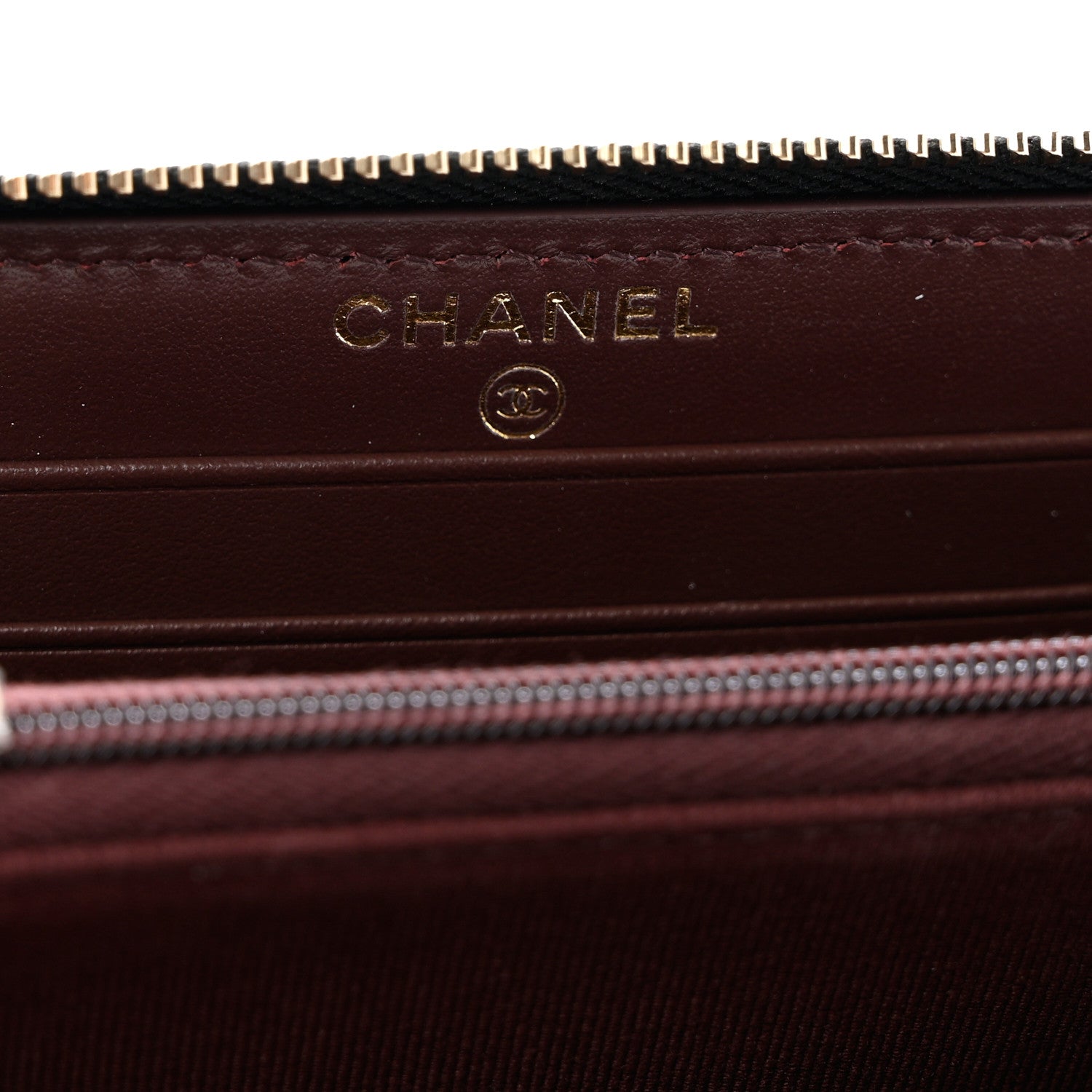 Chanel Caviar Quilted Medium Zip Around Wallet Black 6 of 9