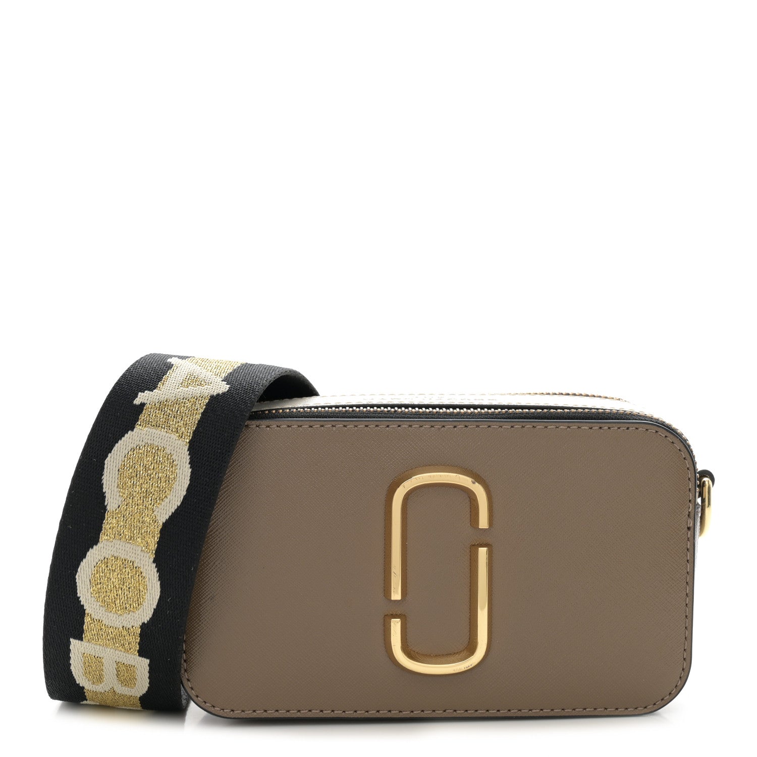 Marc Jacobs Saffiano Small Snapshot Camera Bag Sandcastle 1 of 10