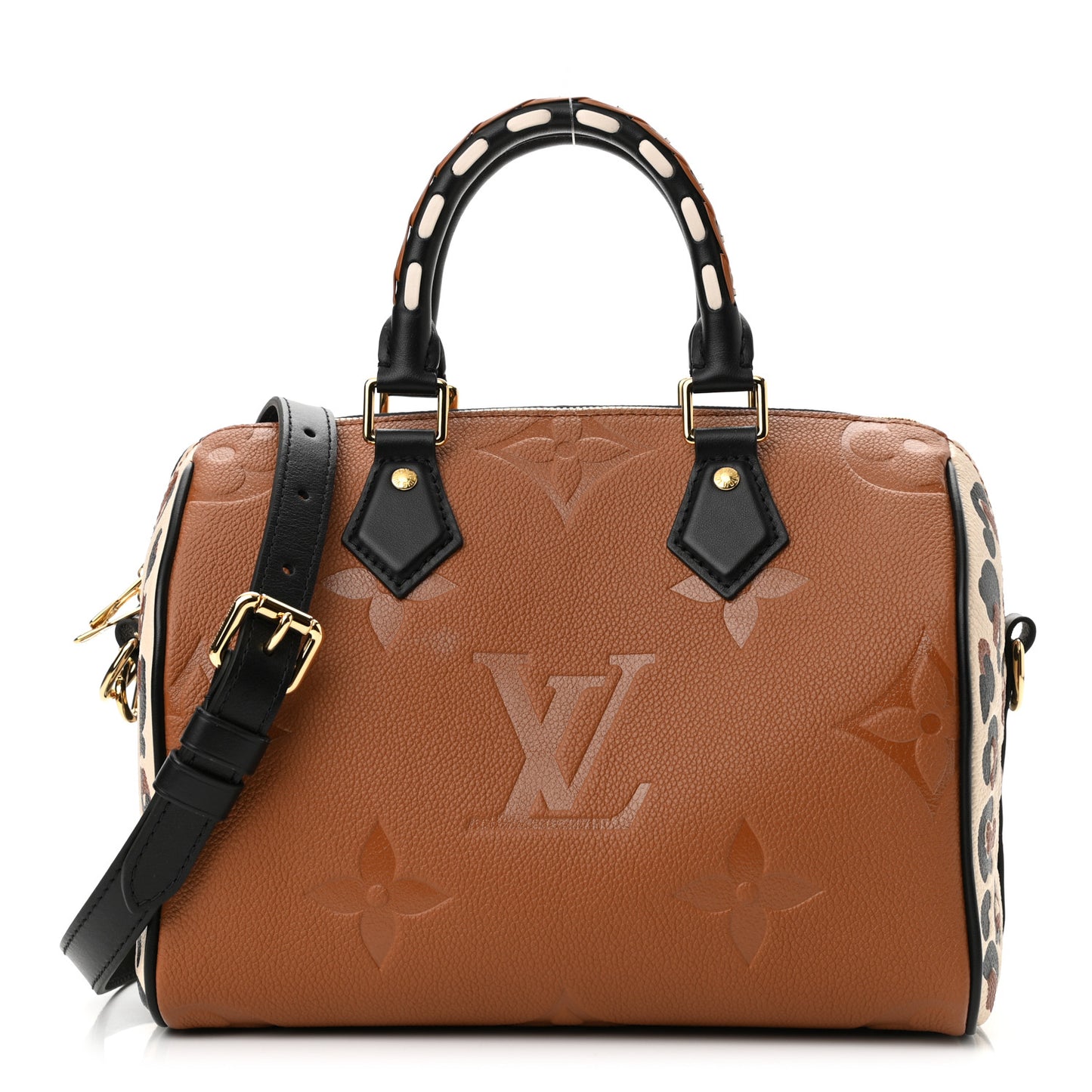 Empreinte Monogram Giant Wild At Heart Speedy Bandouliere 25 Caramel