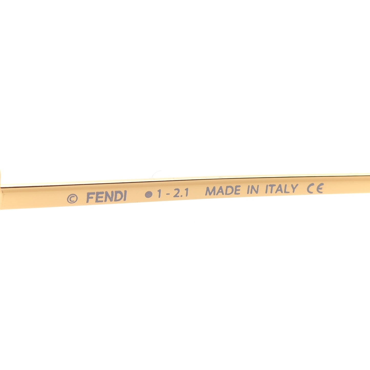 Metal Fendi Forever Sunglasses Gold