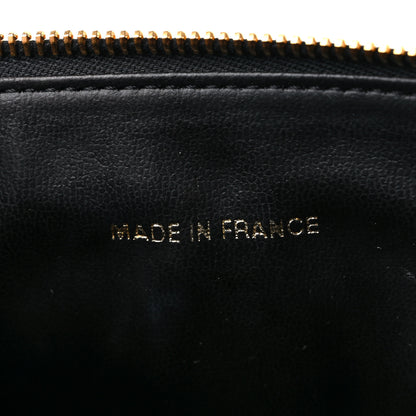 Chanel Caviar Vanity Cosmetic Case Black 7 of 10