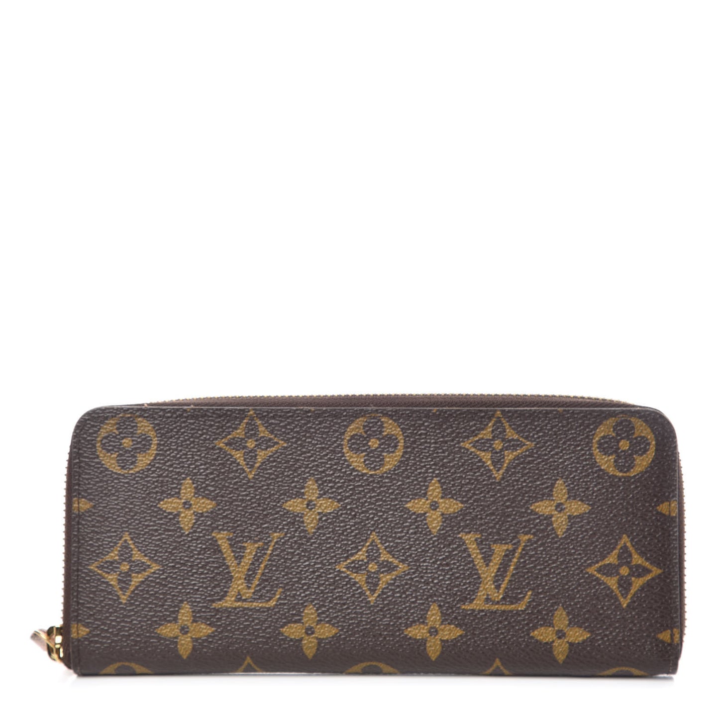 Monogram Clemence Wallet Rose Ballerine