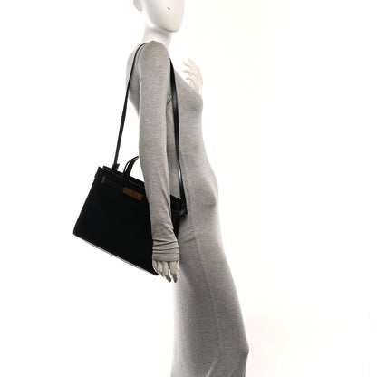 Saint Laurent Calfskin Small Manhattan Shopper Tote Black 2 of 10