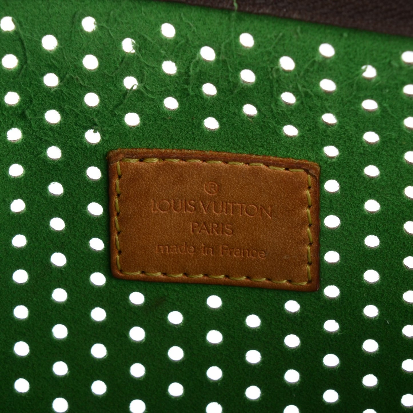 Monogram Perforated Speedy 30 Green